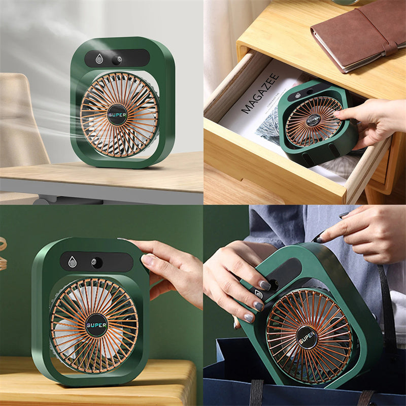 USB Rechargeable Desk Fan | Bowlift