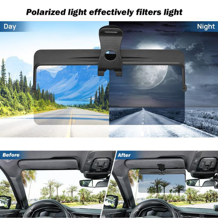 BowLift | Car Sun Visor With Polarized Glare Protection