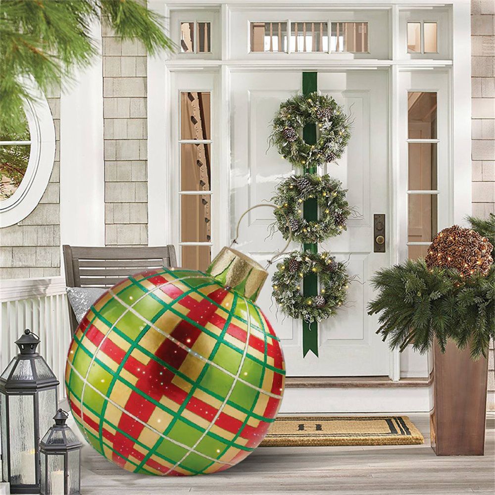 BowLift | Inflatable Christmas decorative balls | PVC outdoor balls | Weatherproof & reusable | Various designs
