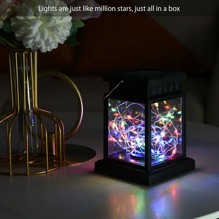 BowLift | Solar LED Lantern with Fairy Lights – Decorative Garden Lamp for Outdoors and Terrace