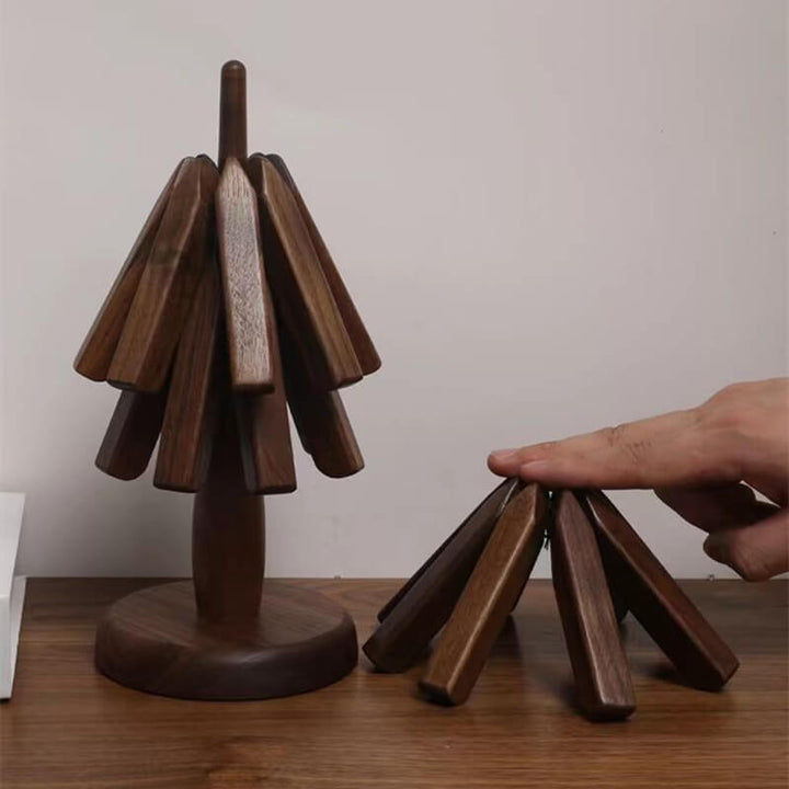 BowLift | Artistic Walnut Tree Table Mat