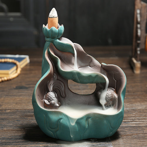 Elegant Waterfall-Inspired Incense Holder