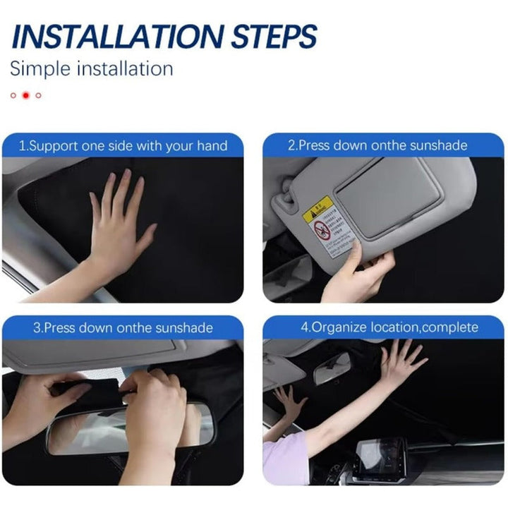 BowLift | Foldable Windshield Sunshade with UV Block & Privacy Blackout