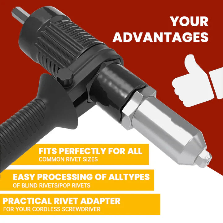 Nail Plier Adapter for Battery Drill – SpeedRivet | Bowlift