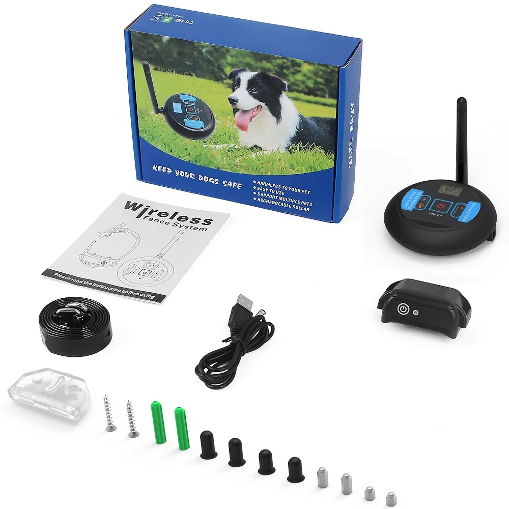 BowLift | Ultimate Safety 1,574.8 feet Wireless Dog Fence System with Rechargeable, Waterproof Collar