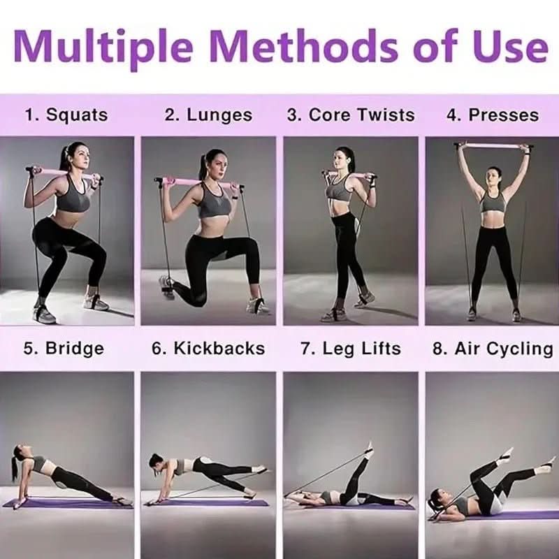 BowLift | Portable Pilates training device with resistance bands