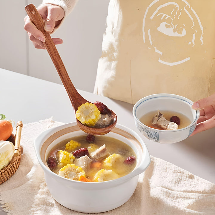 BowLift | Wooden Cooking Utensils Set for Non-Stick Pans