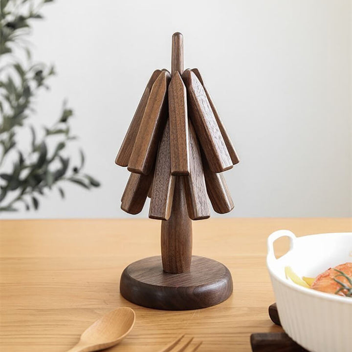 BowLift | Artistic Walnut Tree Table Mat