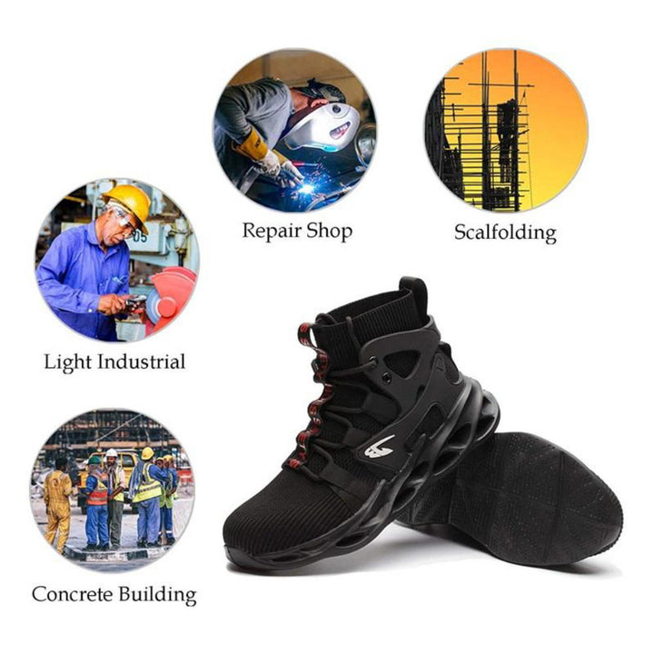 BowLift | Lightweight, breathable work shoes with steel toe
