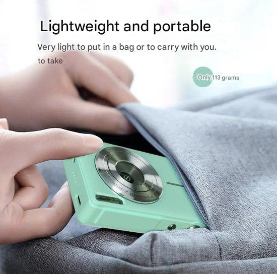 BowLift | Vintage Digital Camera – Snapora | Retro Style Compact Camera with 1080p HD