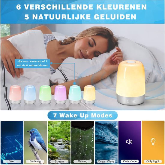 BowLift | Wake-up Light with Natural Sounds - Aurora