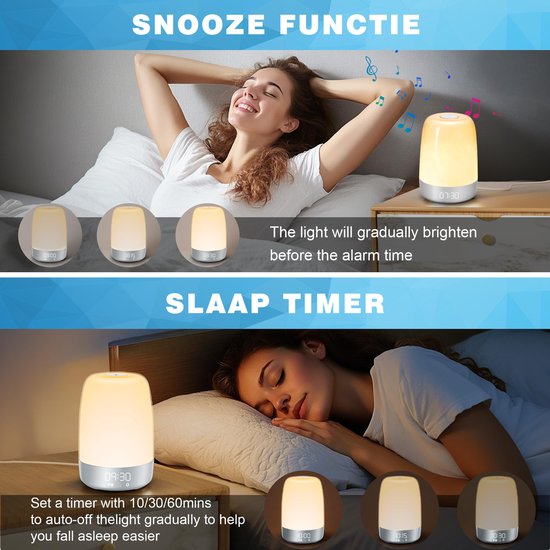 BowLift | Wake-up Light with Natural Sounds - Aurora