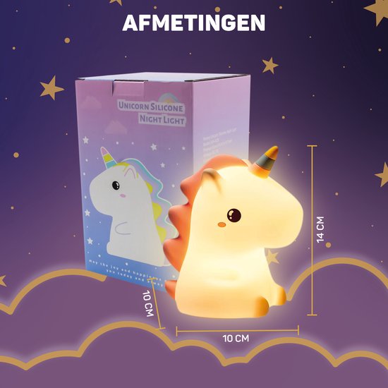 Unicorn Night Light - DreamCrest | Bowlift