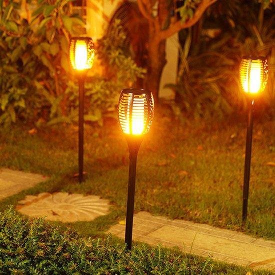 LED Solar Garden Torpedoes Deluxe 96 LED (4 pieces) | Bowlift