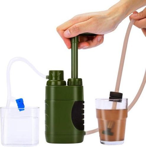 BowLift | Portable Survival Water Filter – Filters 3000L, No Power Needed, Ideal for Camping & Emergencies