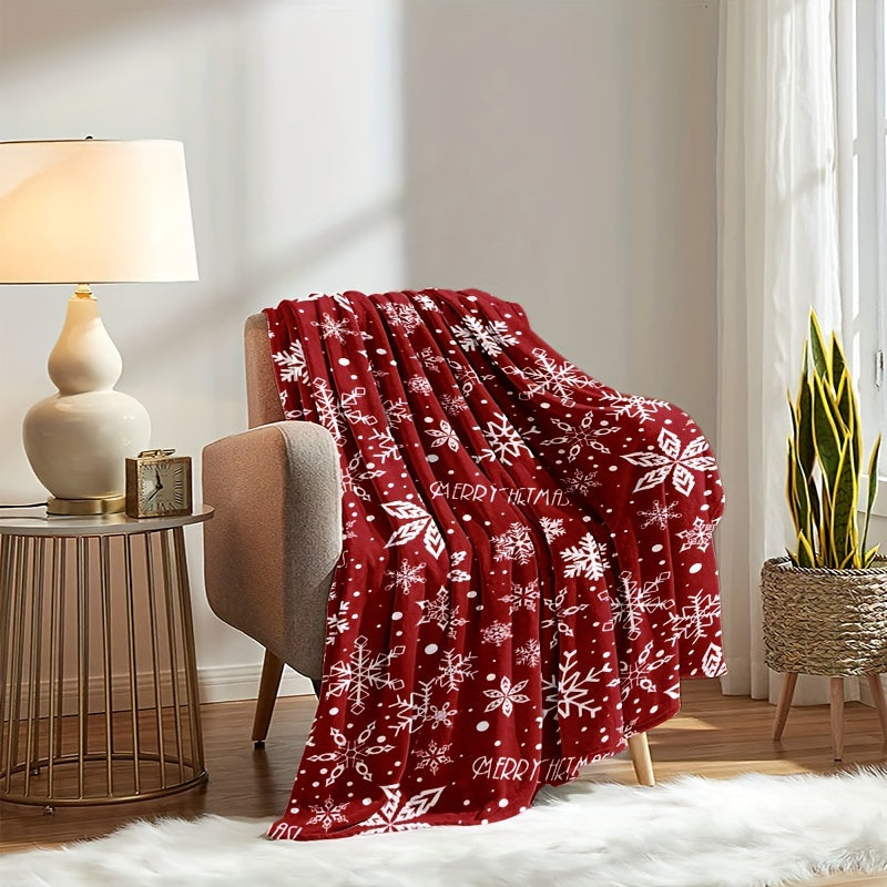 FestiveSnuggle - Luxury Christmas Fleece Blanket for the Holidays Bowlift