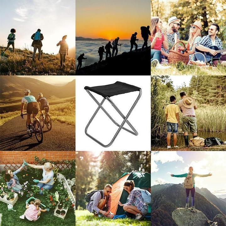 Folding Stool Camping Chair Portable Ultra Light | Bowlift