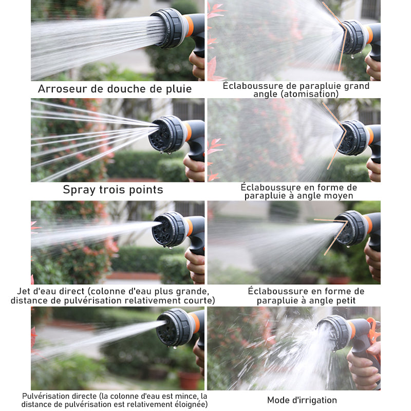High pressure adjustable garden hose nozzle | Bowlift