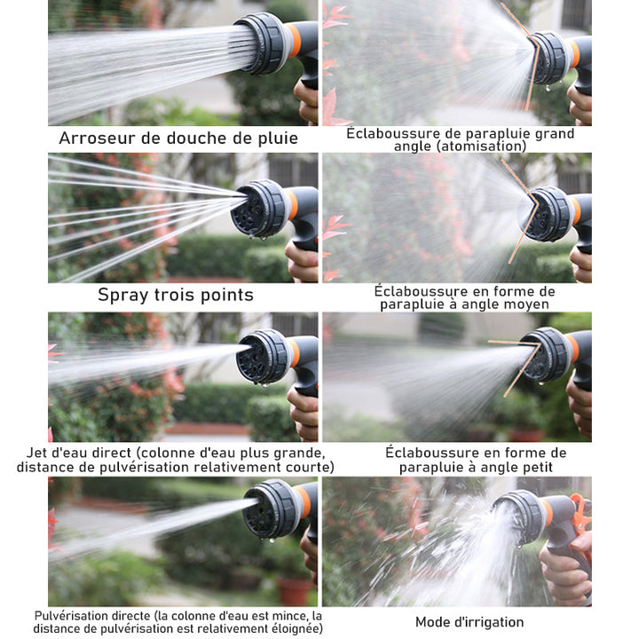 High pressure adjustable garden hose nozzle | Bowlift