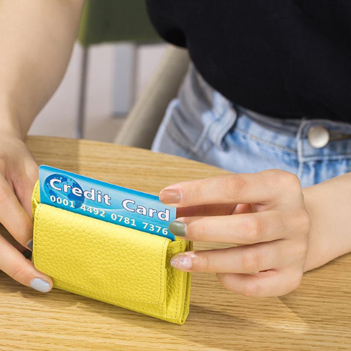 BowLift | Handmade RFID wallet made of soft leather