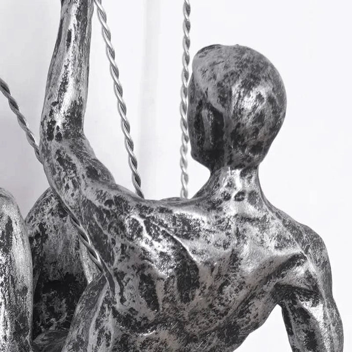 BowLift | Climbing Man Wall Art Set of 3