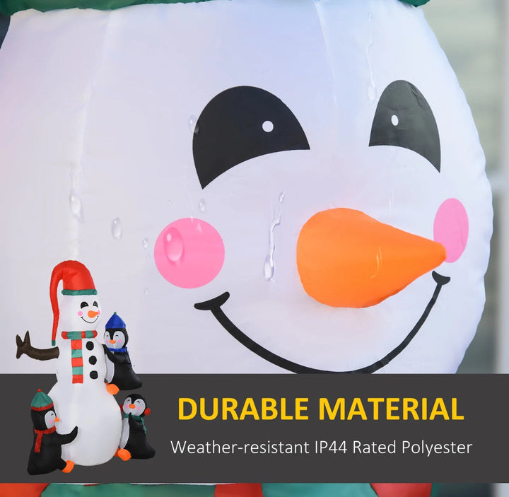 BowLift | 6ft Inflatable Snowman & Penguins
