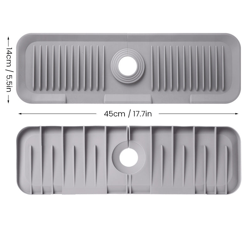 BowLift | Silicone sink faucet splash guard mat