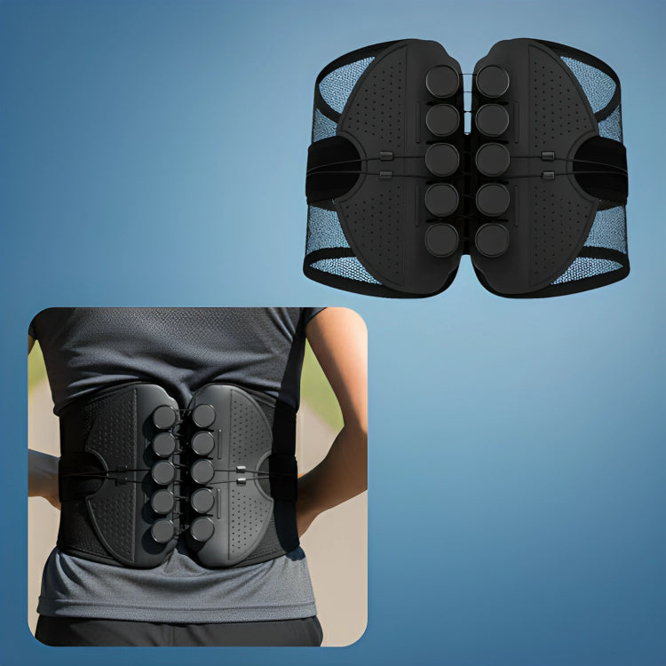 Lower Back Pain Relief – Breathable Mesh & Adjustable Fit – Improves Posture for Office & Everyday Comfort Bowlift