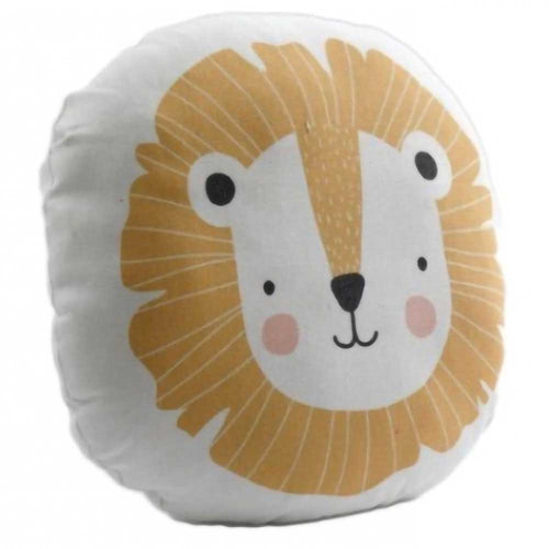25cm, Children's Lion Head Cushion | Bowlift