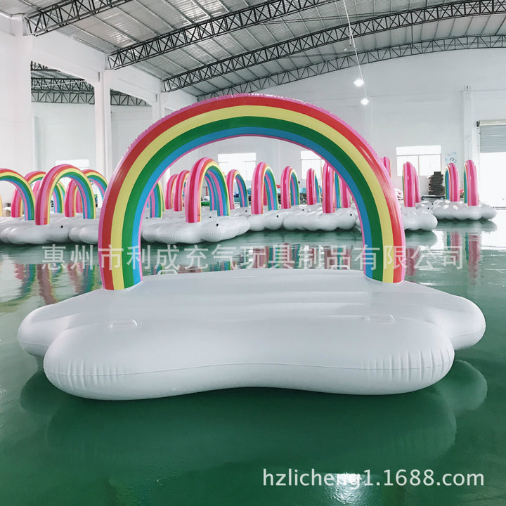 Unisex Inflatable Swim Ring with Cactus Design Bowlift
