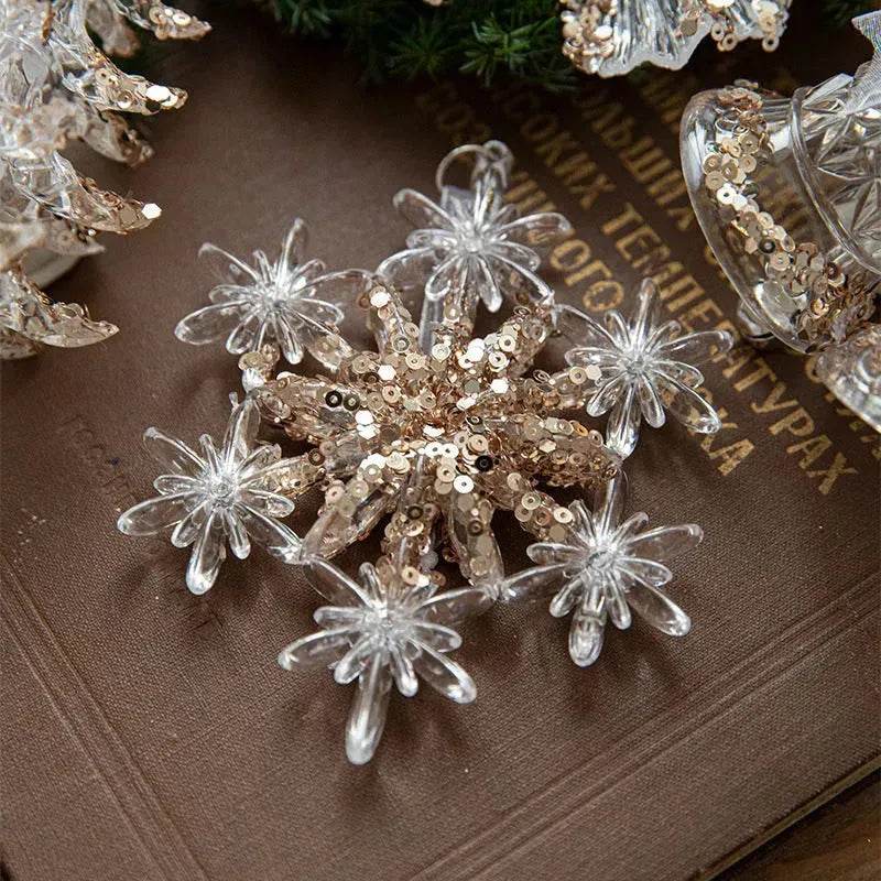 BowLift | Christmas Decorations Sequins Acrylic Transparent Pendant
