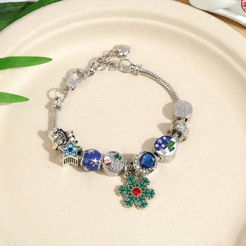 BowLift | Christmas Snowflake Bells Children's Charm Bracelet