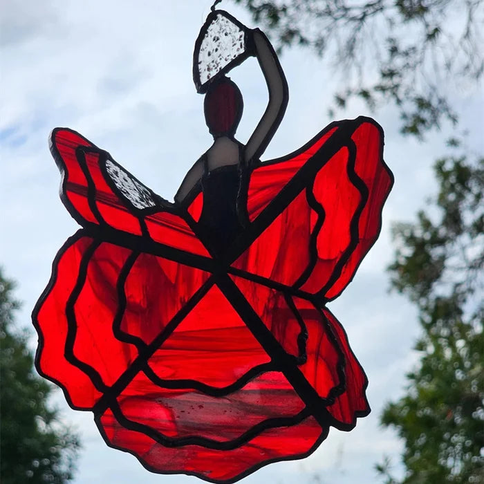 BowLift | GraceSpin -  Elegant Stained Glass Spinner