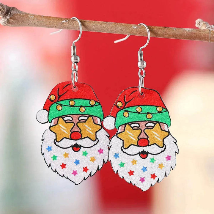 BowLift | Funny Santa Claus Earrings Christmas Pendant Earrings Gift