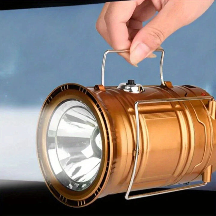 BowLift | Solar Camping Lamp with USB Charging – Portable LED Lantern for Outdoor Activities and Emergencies