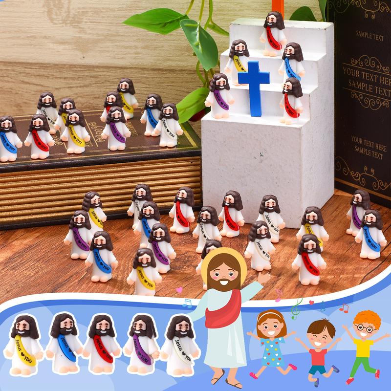 BowLift | Mini Jesus Figurines With Jesus love You Slogan