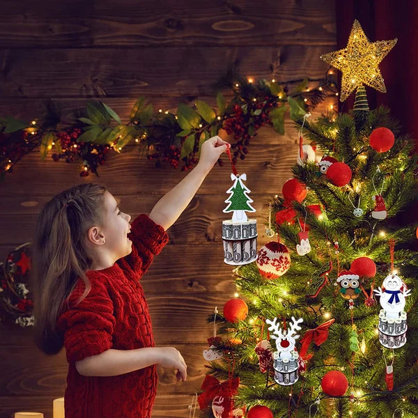 BowLift | Christmas Money Holder Pendant | Wooden Ornament to Hang | Creative Gift for Children