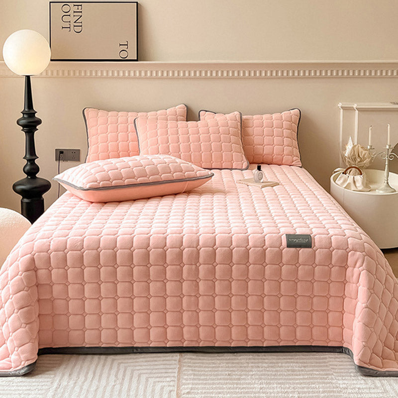 BowLift | Modern Soft Throw Blanket with Square Texture – Stylish Fluffy Bed & Sofa Cover