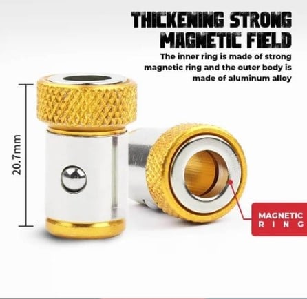 BowLift | Magnetic Screwdriver Ring | Aviation Aluminum | Secure Screw Handling