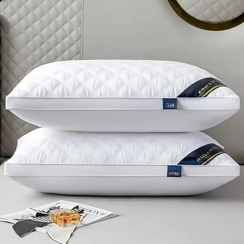 BowLift | DreamRest - Set of 2 Hypoallergenic 3D Pillows - Soft Cervical Support & Hotel Quality Sleep