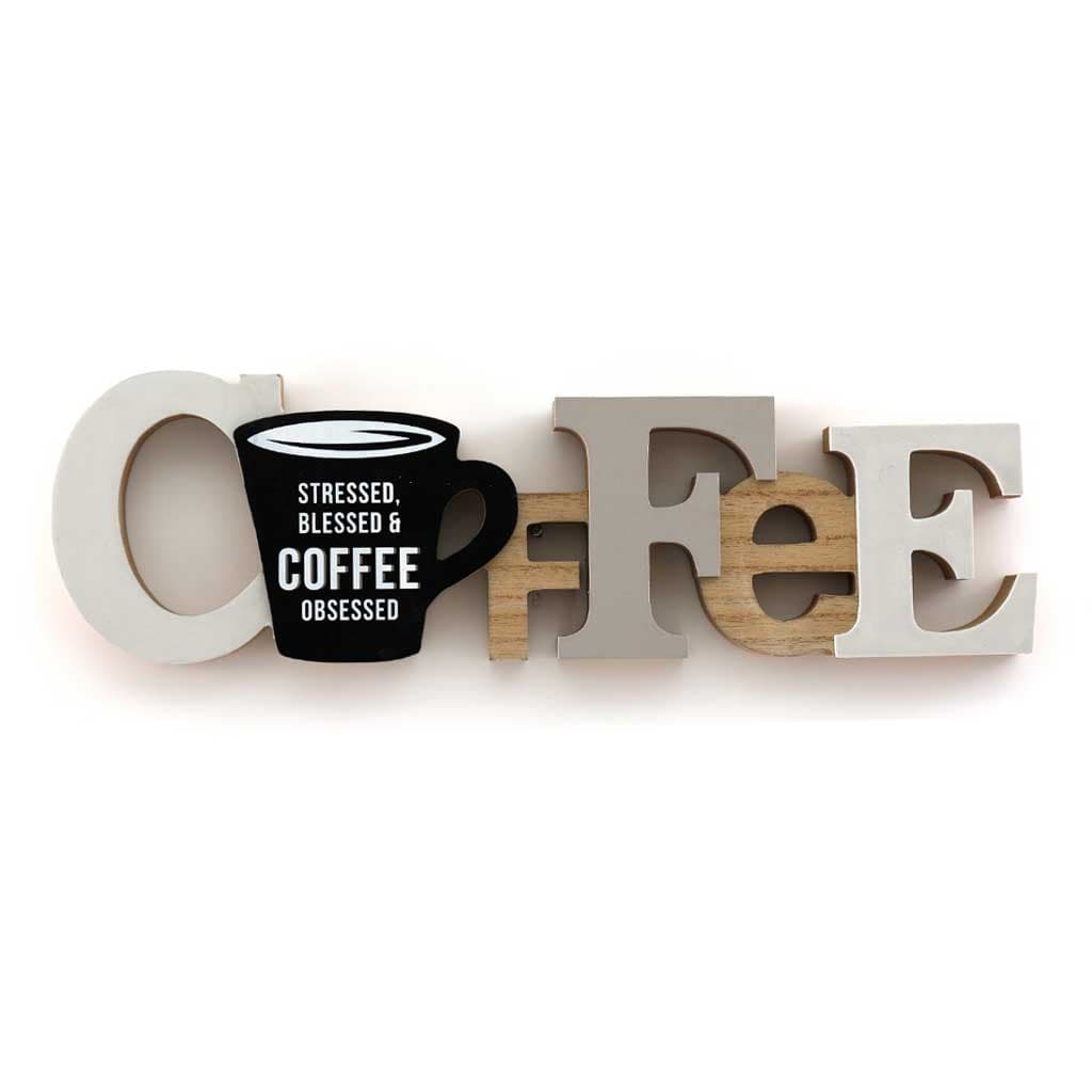 Kaffe' Wood Ornament Decoration 40cm | Bowlift
