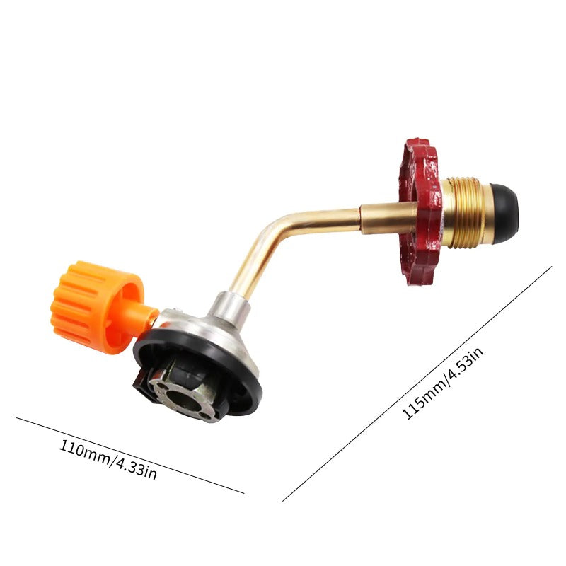 Hose-Free Gas Refill Adapter Bowlift