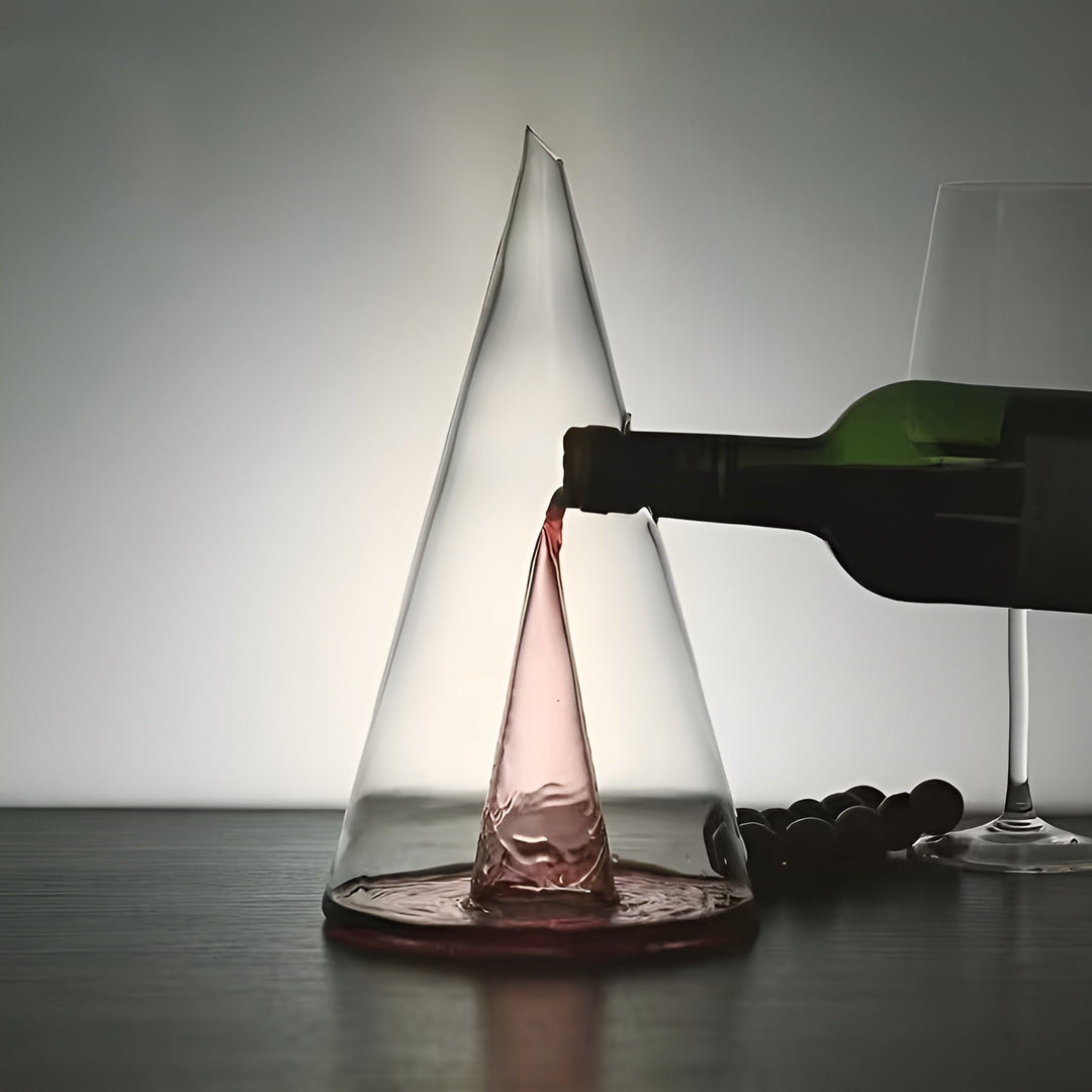 Glass Wine Decanter – Stylish and Elegant | Perfect for Aerating Red Wine at Dinners and Parties | Bowlift