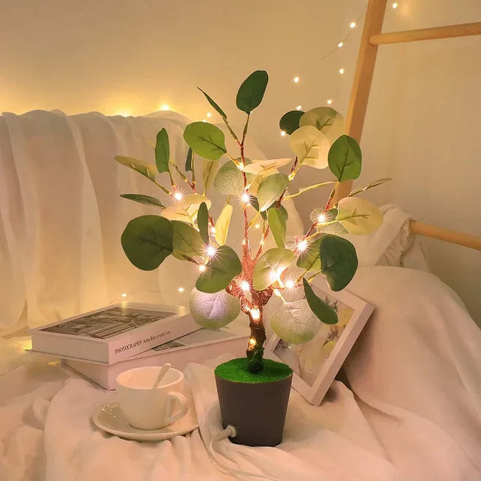 BowLift | FestiGlow - Christmas glow LED night light with decorative pot