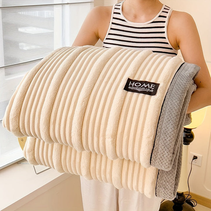 LuxeFleece - Soft Blanket for Warmth and Style Bowlift