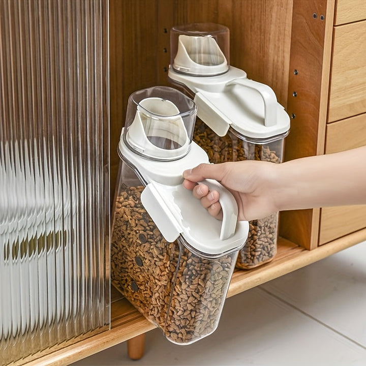 FreshBite - Modern Food Container for Pets with Measuring Cup Bowlift