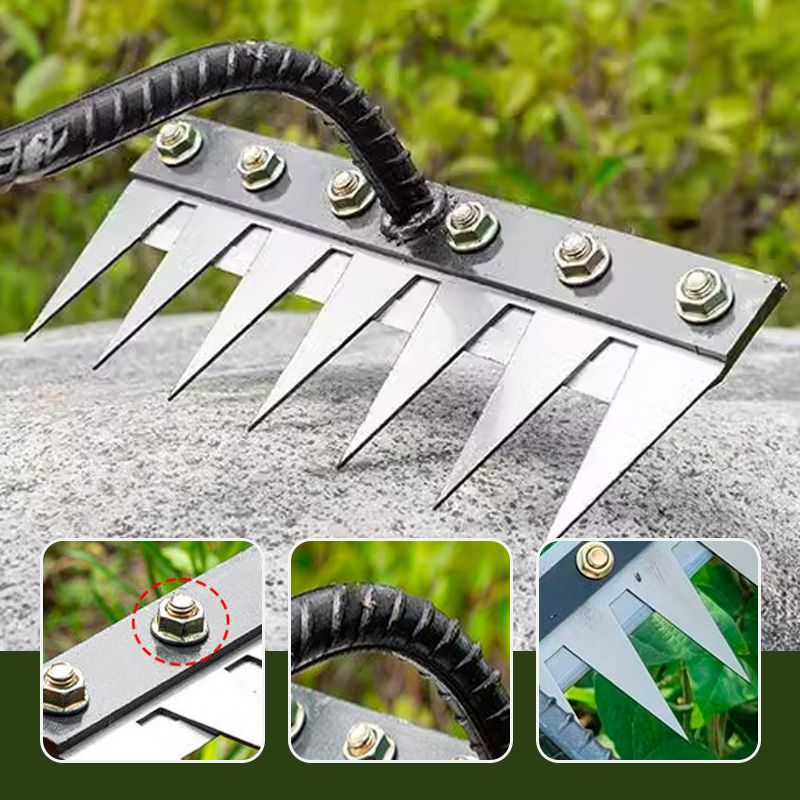 GardenTand Expert – Versatile hand rake made of carbon steel for precision work | Bowlift