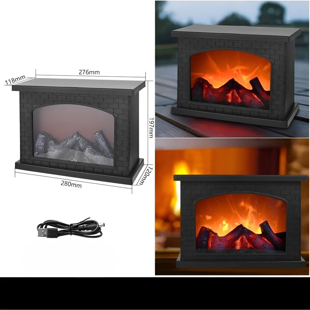 BowLift | RadiantFlame LED Lantern – Realistic Flame Table Lamp for Cosy Ambient Lighting