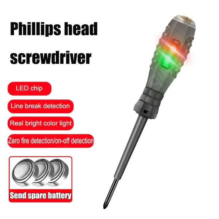 2-in-1  High Torque Strong Magnetic Screwdriver Electricity Detector Bowlift