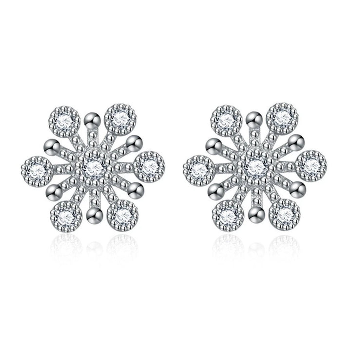 BowLift | Silver Snowflake Earrings